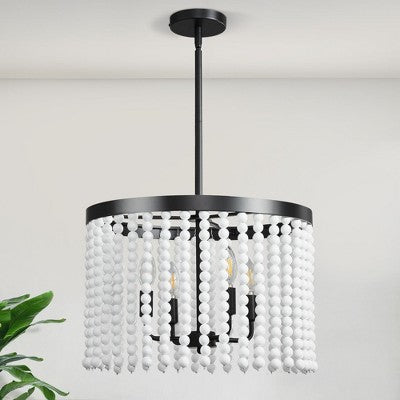 Boho stiliaus karoliukų sietynas 45,7 cm virtuvės zonai