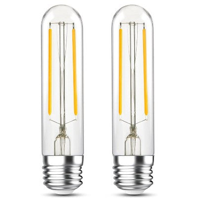 Vamzdinės LED E26 lemputės 2700K, 400 lm, 2 vnt.