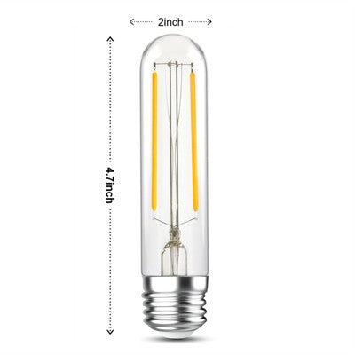 Vamzdinės LED E26 lemputės 2700K, 400 lm, 2 vnt.