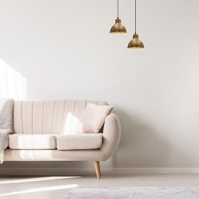 Kalto metalo pakabinamas šviestuvas 16,5 cm, reguliuojamas aukštis