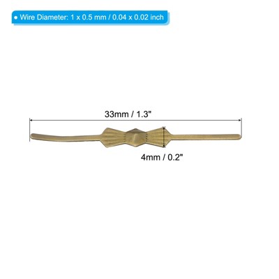 Variniai spaustukai kristalams tvirtinti, 150 vnt. rinkinys