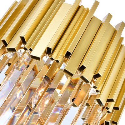 Penkių lempų linijinis sietynas virtuvei ir valgomajam su stiklo gaubtais