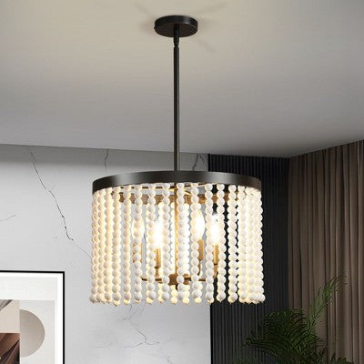 Boho stiliaus karoliukų sietynas 45,7 cm virtuvės zonai