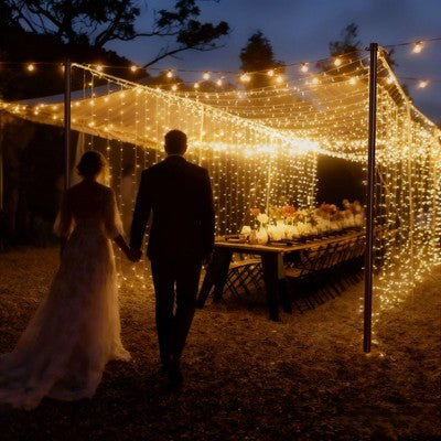 Šviesų užuolaida 12,2 x 3,0 m renginiams