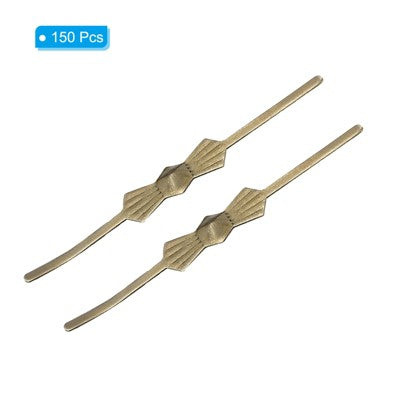 Variniai spaustukai kristalams tvirtinti, 150 vnt. rinkinys