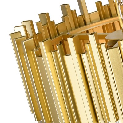 Penkių lempų linijinis sietynas virtuvei ir valgomajam su stiklo gaubtais