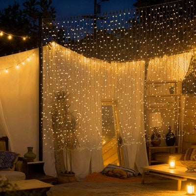 Šviesų užuolaida 12,2 x 3,0 m renginiams