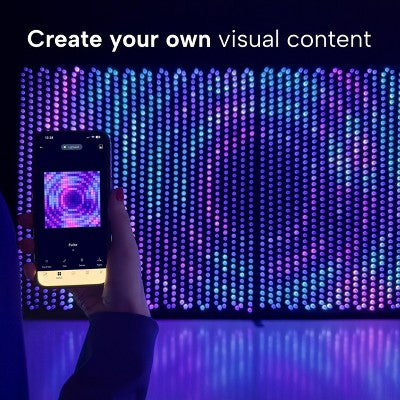 Išmanus LED šviesos skydas 2,4 x 2,4 m