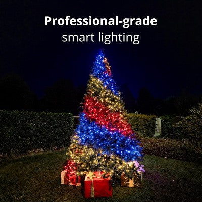 Lauko RGBW girlianda su 1000 LED lempučių